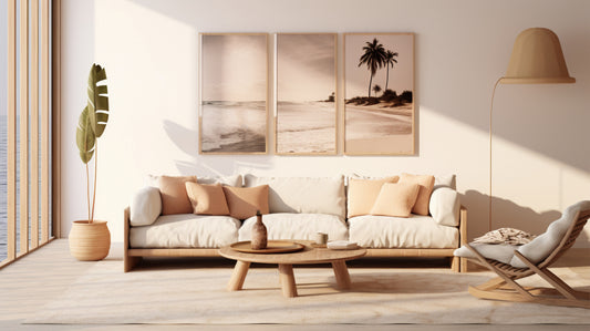 Cozy Home Wall Mockup - Relaxing Canvas Display