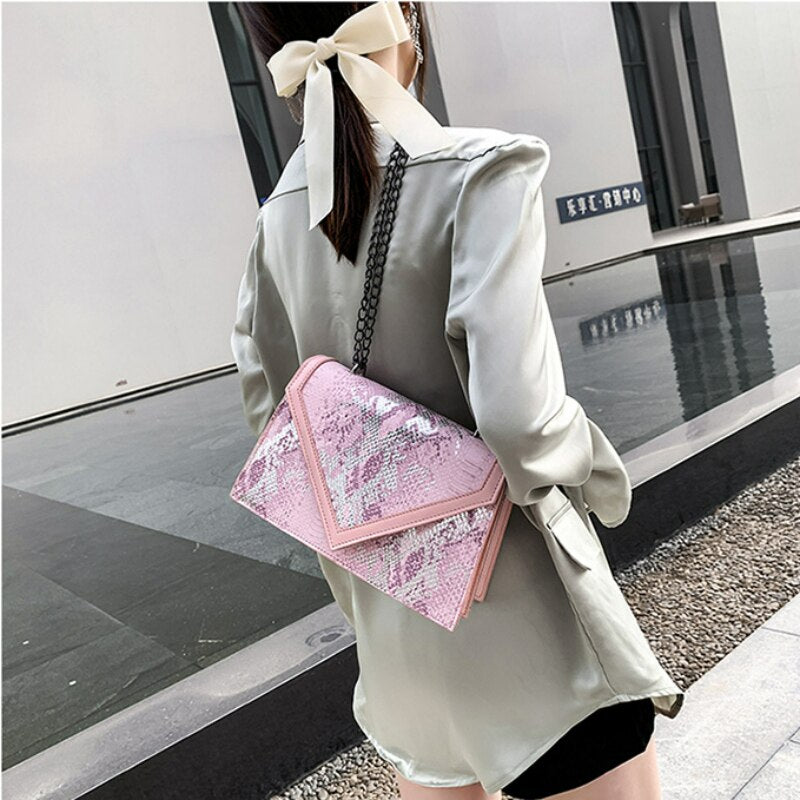 Fashion Snake Pattern Bag Women's