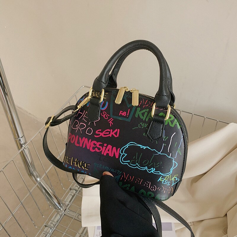 Letter GraffitiSmall Crossbody Bags Women